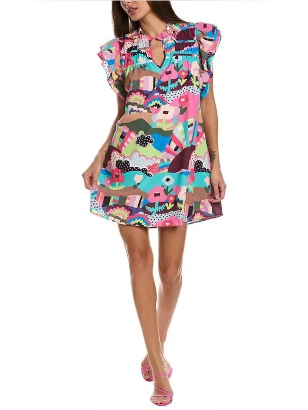 Crosby by Mollie Burch Bradley Mini Dress Multi